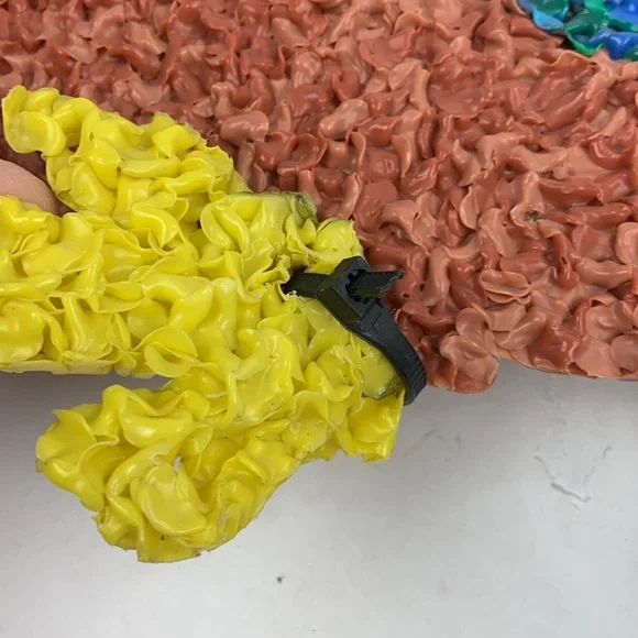 Vintage Melted Popcorn Wall Decoration Thanksgiving Large Turkey Collectible